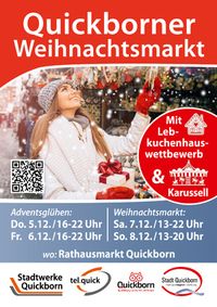 Plakat Weihnachtsmarkt